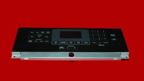 Whirlpool Oven Switch Membrane Touch Pad and Control Board W10324427 | W10340695 OEM Used Tested (used, overlay fair - Black)
