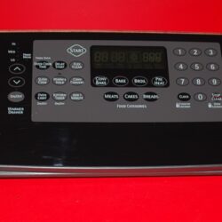 Part # 5303935249, 5304455004 Kenmore Oven Touch Panel And Control Board (used, overlay good - Black)