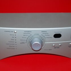 Part # 8562602, 8558455 Kitchen-Aid Dryer User Interface Board And Panel (used, condition good - Gray)