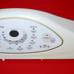 Part # 22003238, WP22004299, 22004299 - Maytag LED Washer Console And Control Board (used, overlay fair - White)