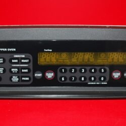 Part # WB36T10597, WB27T10435, 164D4778P008 GE Oven Touch Panel And Control Board (used, overlay fair - Black)