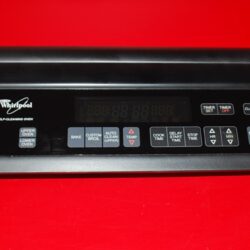 Part # WP8300435, 8300435, W10438751 Whirlpool Oven Touch Panel And Control Board (used, overlay fair - Black)