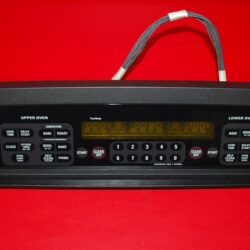 Part # WB36T10597, WB27T10431,164D4778P004, WB27T10438 GE Oven Touch Panel And Control Board (used, overlay fair - Black)