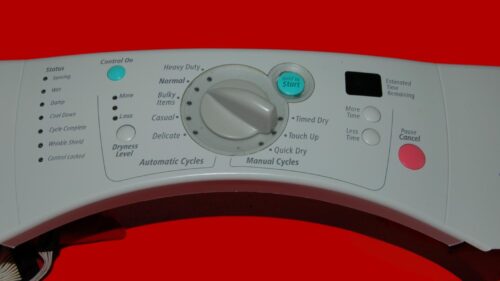 Whirlpool Dryer Panel and Control Board - 8558748 | 8559431 (condition fair - Light Gray)