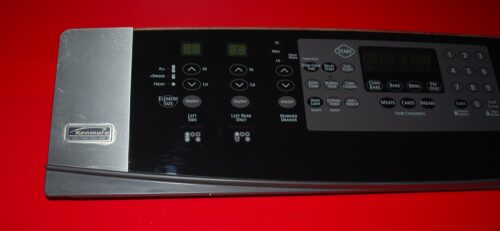 Part # 5303935249, 5304455004 Kenmore Oven Touch Panel And Control Board (used, overlay good - Black)