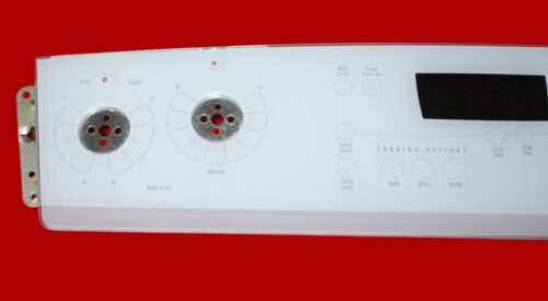 Part # WP9757623, 9757623, 9757271 Whirlpool Oven Switch Membrane And Control Board (used, overlay good - White)