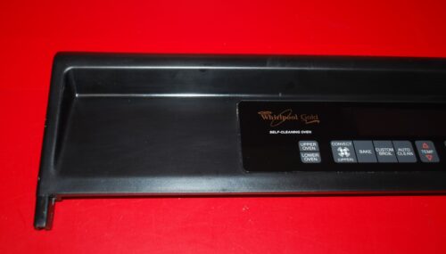 Part # WP8300440, 8300440 Whirlpool Oven Touch Panel (used, overlay good - Black)