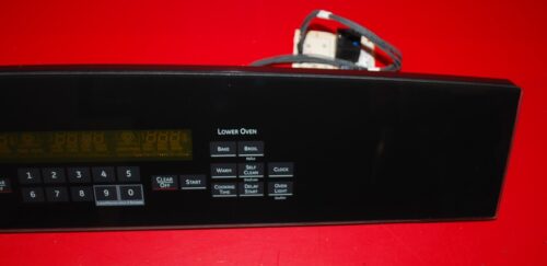 Part # WB36T11144, WB27T10905, 164D4778P023, WB27T10569 GE Oven Touch Panel And Control Board (used, overlay good - Black)