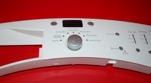 Part # WH42X10825 , WH12X10457 GE Front Load Washer User Interface Board And Panel (used, condition fair - White)