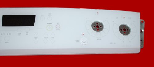 Part # WP9757623, 9757623, 9757271 Whirlpool Oven Switch Membrane And Control Board (used, overlay good - White)