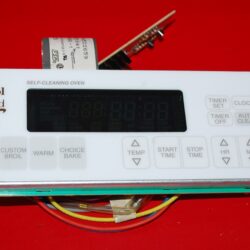 Part # 8523338, 8523034 Whirlpool Oven Electronic Control Board And Power Board (used, overlay fair - White)