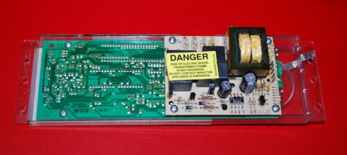Part # WB27K5128 GE Oven Electronic Control Board (used, overlay fair - Yellow)