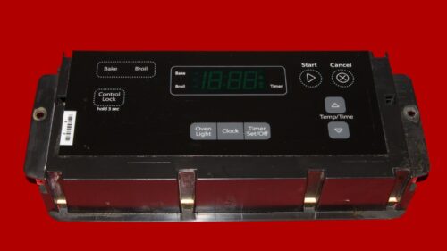 Whirlpool Oven Control Board W10887901 | W11122555 | OEM Used Tested (overlay fair - Black)