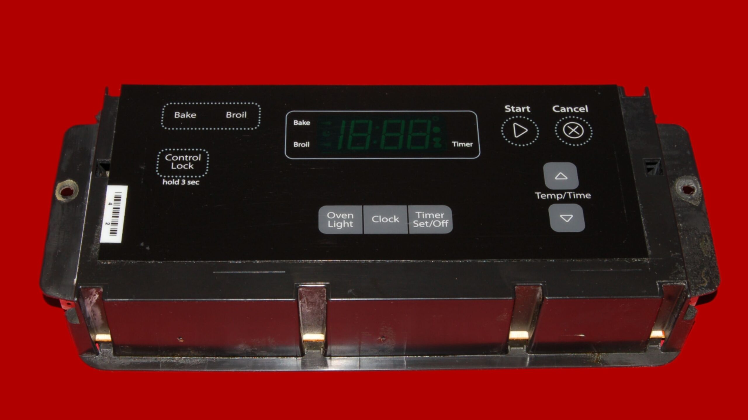 Whirlpool Oven Control Board W10887901 | W11122555 | OEM Used Tested (overlay fair - Black)