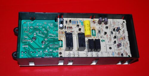 Part # 31-32088501-0, 77001219 Amana Oven Electronic Control Board (used, overlay good - Bisque)