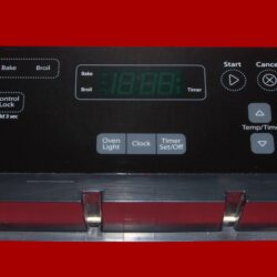 Whirlpool Oven Control Board W11122555 | W10887901 | OEM Used Tested (overlay fair - Black)