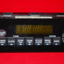 Part # 191D1001P028, WB27X5572 GE Oven Electronic Control Board (used, overlay good - Black)