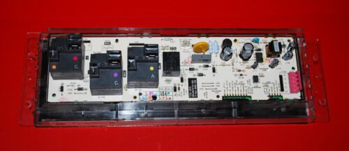 Part # 164D8450G164, WB27X26761 GE Oven Electronic Control Board (used, overlay poor - Black)