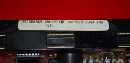 Part # 191D1001P028, WB27X5572 GE Oven Electronic Control Board (used, overlay good - Black)
