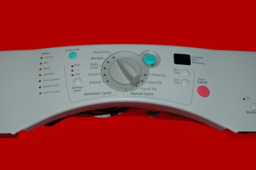 Part # 8558748 | WP8558753 | 8559431 | Whirlpool Dryer User Interface Board And Panel (condition fair - Light Gray)