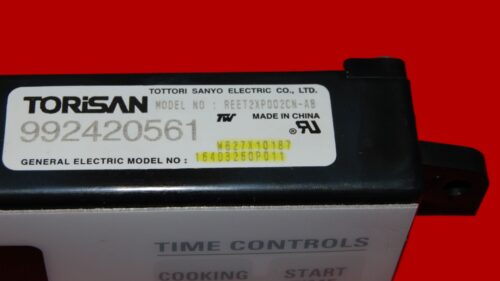 GE Oven Control Board WB27X10187 164D3260P011 | OEM Used Tested (overlay fair - White)