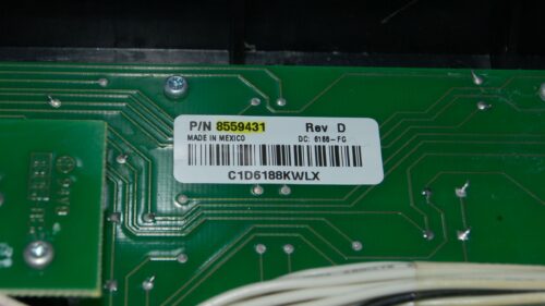Part # 8558748 | WP8558753 | 8559431 | Whirlpool Dryer User Interface Board And Panel (condition fair - Light Gray)