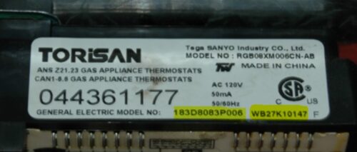 Part # WB27K10147 | 183D8083P006 | GE Oven Control Board (overlay fair - Bisque)