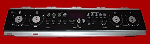 Part # W10224758 | W10157242 | Whirlpool Oven Switch Membrane and Control Board (overlay good - Black)