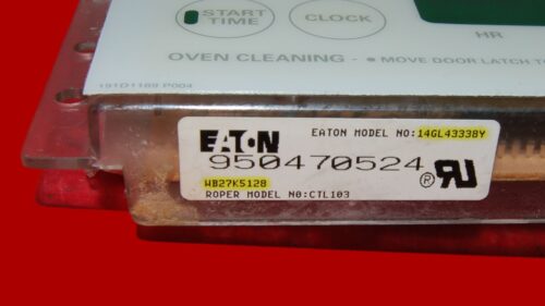 Part # WB27K5128 | 14GL43338Y | GE Oven Control Board (overlay fair - Yellow)