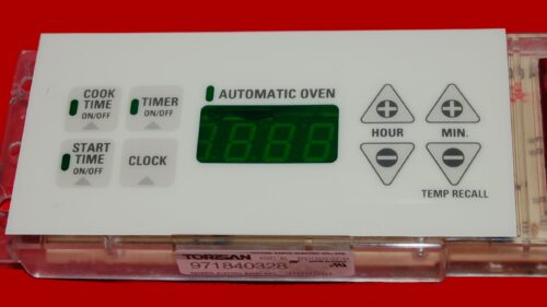 GE Oven Control Board - 164D3147G008 | WB02T10008 (overlay fair - Almond)