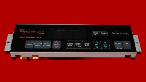 Whirlpool Gas Oven Control Board 8053446 | 6610119 | OEM Used Tested (overlay fair - Black)