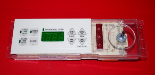 Part # 164D3147G008 GE Oven Electronic Control Board (used, overlay fair - Almond)