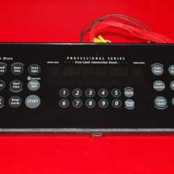 Part # 318271535 | 316443805 | 316443901 - Frigidaire Oven Control Panel And Board (used, overlay good - Black)