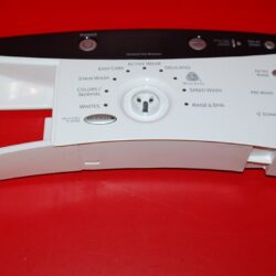 Part # WH42X10582, WH12X10355 GE Front Load Washer Control Panel And Board (used, condition fair - White)