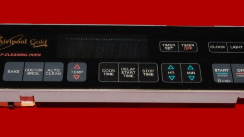 Whirlpool Gas Oven Control Board 8053446 | 6610119 | OEM Used Tested (overlay fair - Black)