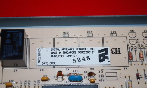 Part # 3195177   Whirlpool Oven Electronic Control Board (used, overlay fair - White)