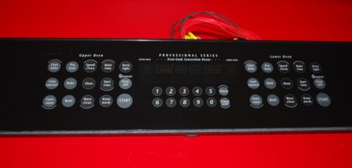 Part # 318271535 | 316443805 | 316443901 - Frigidaire Oven Control Panel And Board (used, overlay good - Black)