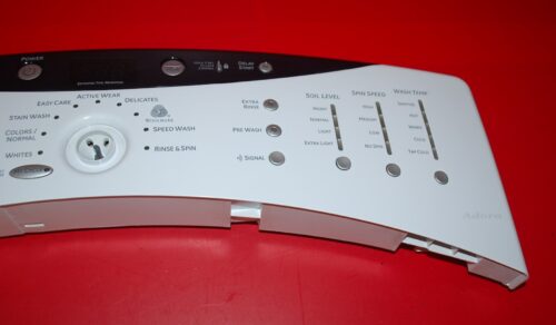 Part # WH42X10582, WH12X10355 GE Front Load Washer Control Panel And Board (used, condition fair - White)