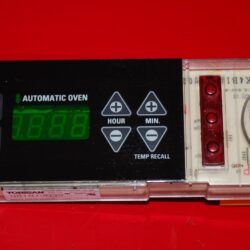 Part # 164D3147G014 GE Oven Electronic Control Board (used, overlay fair - Black)
