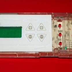 Part # 183D7277P005, WB27K10143 GE Gas Oven Electronic Control Board (used, overlay poor - Bisque)