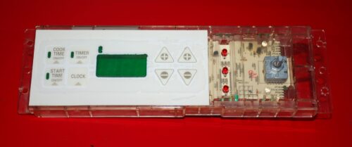Part # 183D7277P005, WB27K10143 GE Gas Oven Electronic Control Board (used, overlay poor - Bisque)