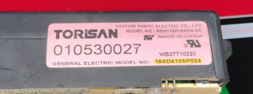 Part # WB27T10155 | WB27T10220 | 164D4105P024 - Kenmore Oven Glass Touch Panel And Control Board (used, overlay good - White)