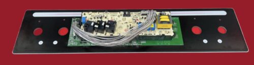 Part # WB27T10155 | WB27T10220 | 164D4105P024 - Kenmore Oven Glass Touch Panel And Control Board (used, overlay good - White)