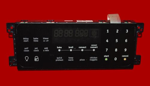 Part # 316560105 Frigidaire Oven Control Board (overlay fair - Black)