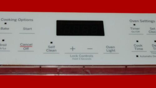 GE Oven Control Board 164D8450G175 | WB27X45466 | OEM Used Tested (overlay fair - White)
