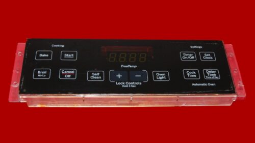 GE Oven Control Board - 164D8450G173 | WB27X29091 (overlay good - Black)