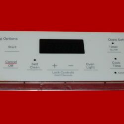 GE Oven Control Board 164D8450G175 | WB27X45466 | OEM Used Tested (overlay fair - White)