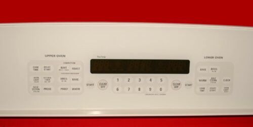 Part # WB36T10612, WB27T10429, 164D4778P002 GE Oven Control Panel And Board (used, overlay good - Bisque)