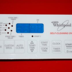 Part # 8273748, 6610272 Whirlpool Gas Oven Electronic Control Board (used, overlay good - White)