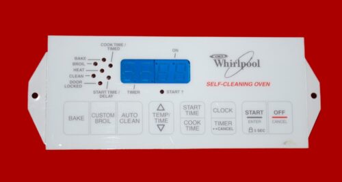 Whirlpool Gas Oven Control Board 8273748 | 6610272 | OEM Used Tested (overlay good - White)